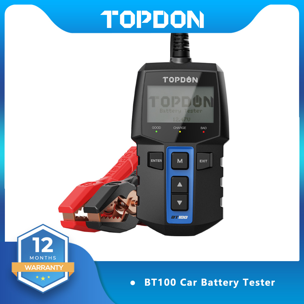 Battery Load Tester - TOPDON BT100 12V Car Battery Tester