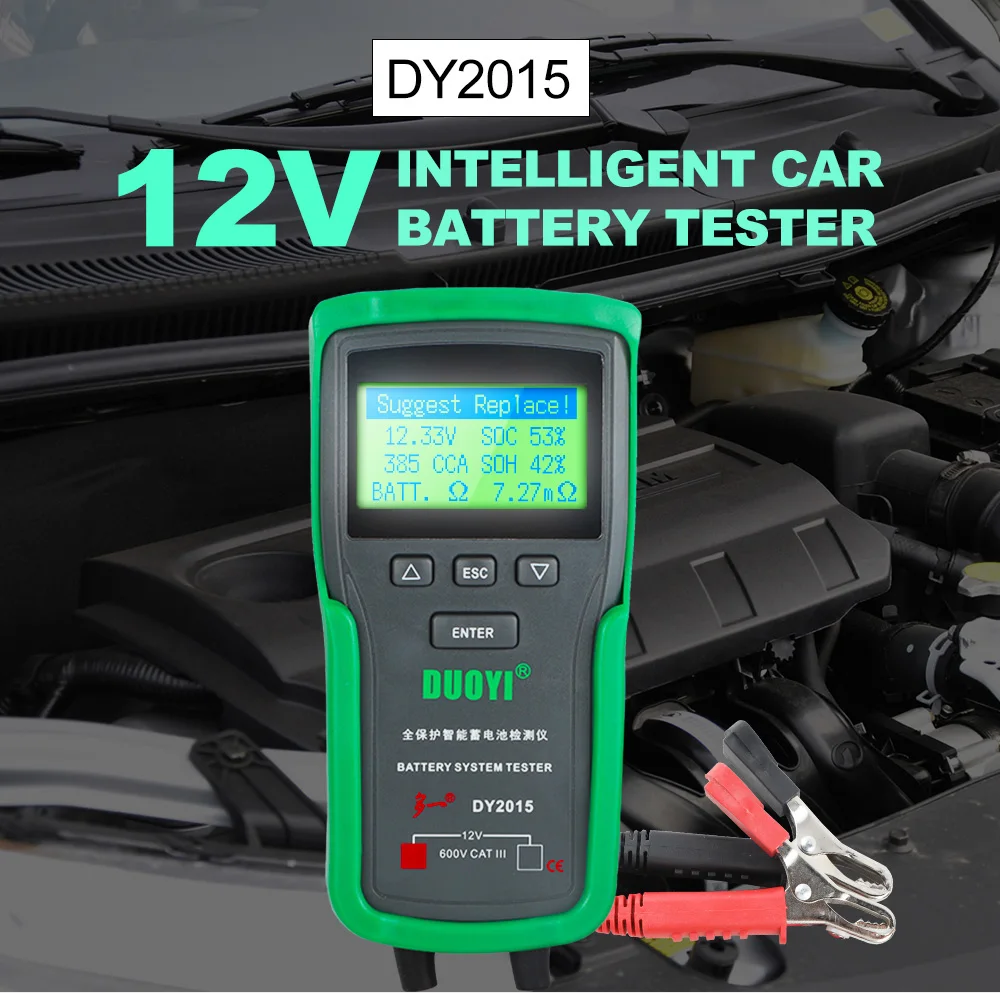 DUOYI DY2015 12V Car Battery T - Battery Load Tester review and price