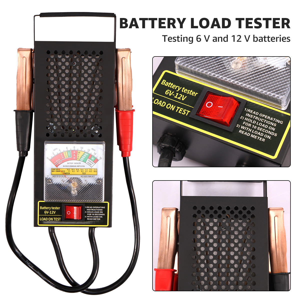 Car Battery Load Tester 6V-12V - Battery Load Tester review and price