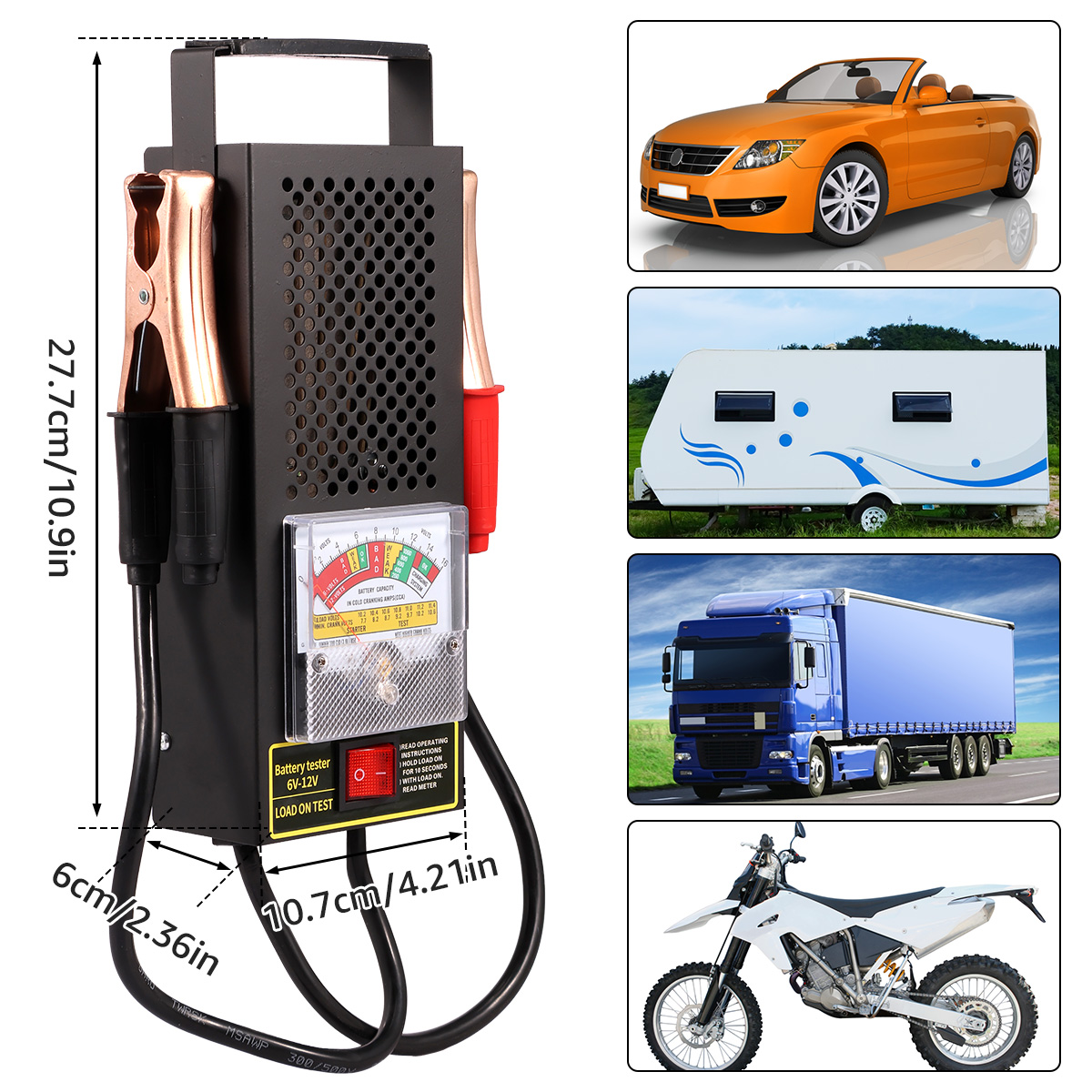 Car Battery Load Tester 6V-12V - Battery Load Tester review and price