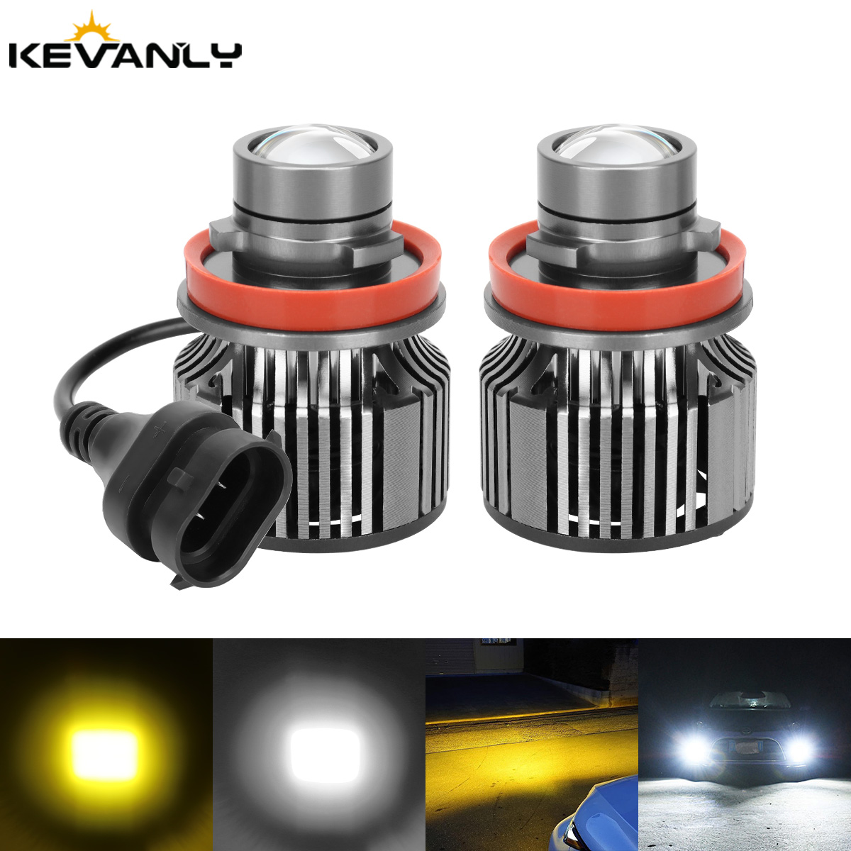 2PCS Fog Light Bulb Laser Lens - Headlight Aiming Tool review and price