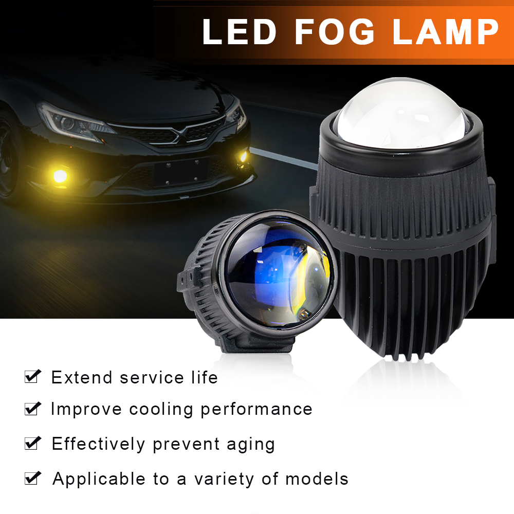 2Inch LED Fog Lamp 3000K 6000K - Headlight Aiming Tool review and price