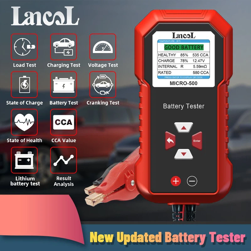 Lancol Micro 500 12V 24V Car B - Battery Load Tester review and price