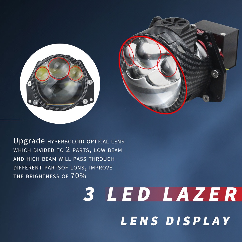 Carolyn H4 H7 Bi LED car lens  - Headlight Aiming Tool review and price